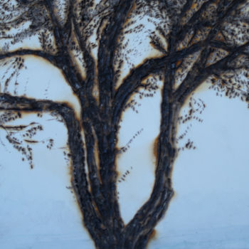 Painting titled "L'albero dei Buendi…" by Zaccarini Roberto, Original Artwork