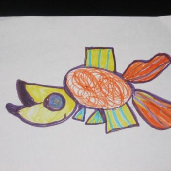Drawing titled "Fish" by Zachy, Original Artwork
