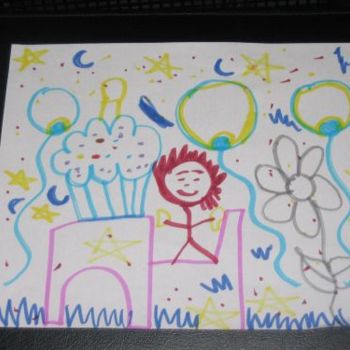 Disegno intitolato "Party Hardy!" da Zachy, Opera d'arte originale