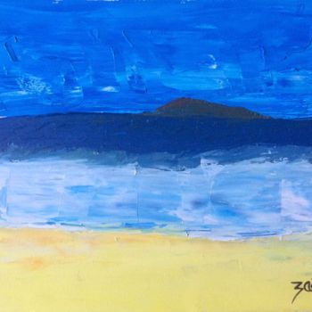 Peinture intitulée "ON ISLAND" par Zaël, Œuvre d'art originale, Huile