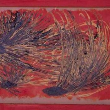 Peinture intitulée "L'envole" par Zahia, Œuvre d'art originale
