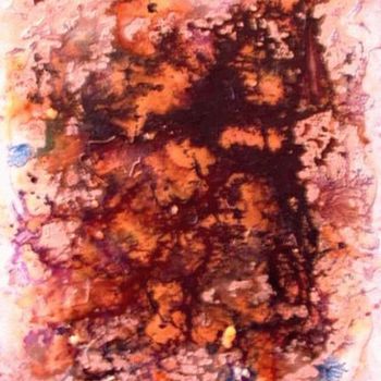 Ζωγραφική με τίτλο "Mars N°1" από Zahia, Αυθεντικά έργα τέχνης