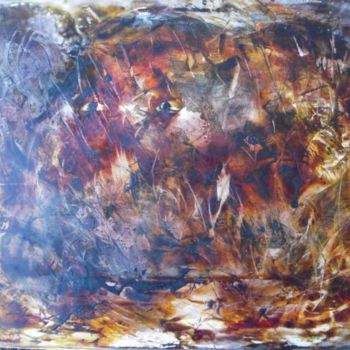 Peinture intitulée "Reborn" par Zahia, Œuvre d'art originale