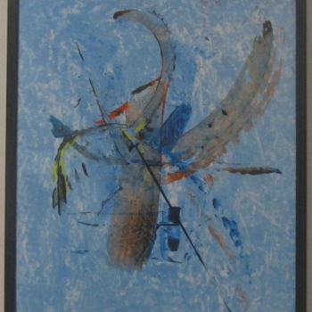 Painting titled "à l'envers à l'endr…" by Z.Akli, Original Artwork, Oil