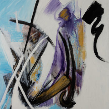 Malarstwo zatytułowany „Movement” autorstwa Zahra Salamat, Oryginalna praca, Akryl