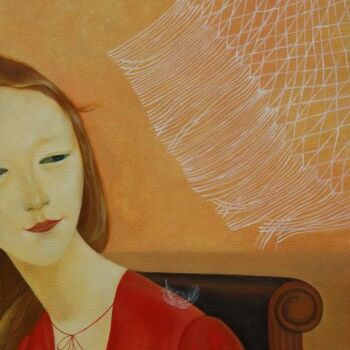 Картина под названием "Прикосновение" - Зайцева Ирина Евгеньевна, Подлинное произведение искусства