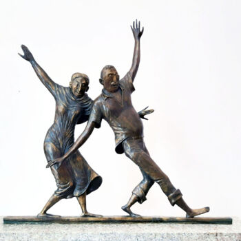 Скульптура под названием "We do not grow old" - Zakir, Подлинное произведение искусства, Бронза