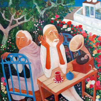 Peinture intitulée "Nostalgia" par Zakir, Œuvre d'art originale, Huile