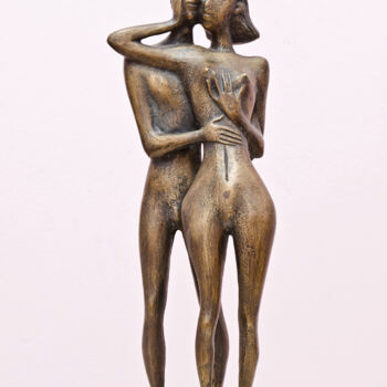Sculpture intitulée "MOMENT" par Zakir, Œuvre d'art originale, Bronze