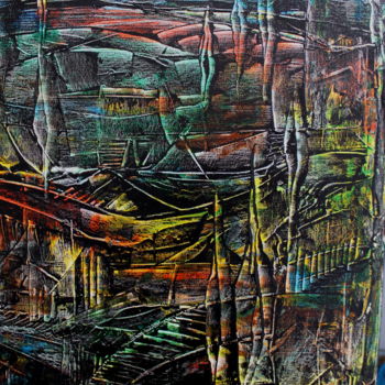 Schilderij getiteld "Obsession" door Antonio Zamariola, Origineel Kunstwerk, Acryl