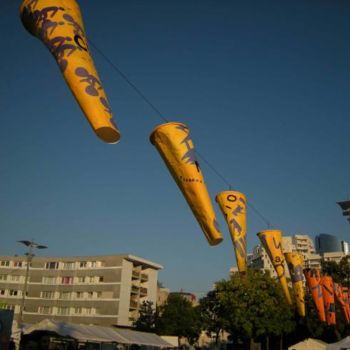 Instalación titulada "Symphonie de signes" por Zampo, Obra de arte original