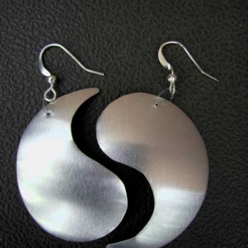 Artisanat intitulée "Ying et Yang" par Zampo, Œuvre d'art originale, Bijoux