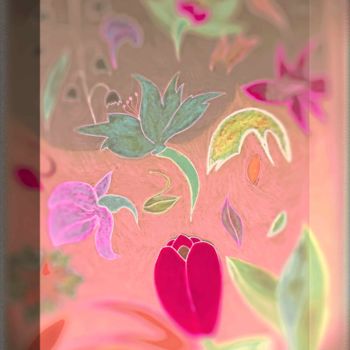 Arte digital titulada "Wild flowers" por Zana Sucic, Obra de arte original, Pintura Digital
