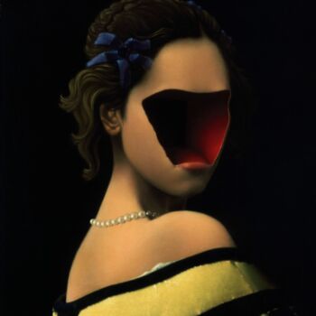 Malerei mit dem Titel "Camera Obscura" von Zapta, Original-Kunstwerk, Öl