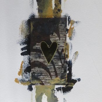 Картина под названием "Heart" - Zara Wren, Подлинное произведение искусства