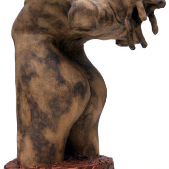 Sculptuur getiteld "Cain's legacy II" door Artur Zarczynski, Origineel Kunstwerk, Keramiek