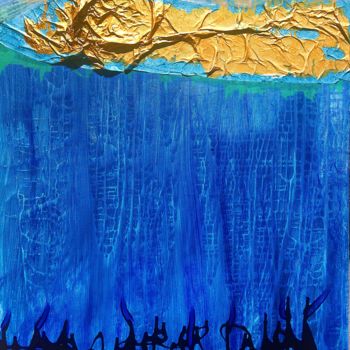 Pittura intitolato "Sea within" da Zazulete, Opera d'arte originale, Acrilico