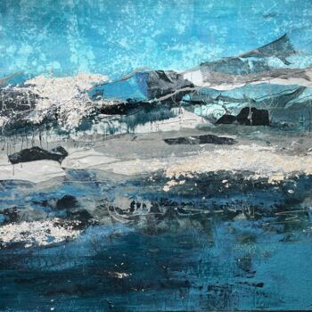 Painting titled "Glaciale" by Zdenka Palkovic, Original Artwork, Collages
