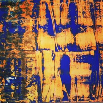 Pittura intitolato "Orange juice" da Pods Inspirations -  Beksinski, Opera d'arte originale, Acrilico
