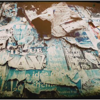 Fotografie getiteld "Palimpsest of décom…" door Ze Raw Factory Photographer, Origineel Kunstwerk, Digitale fotografie