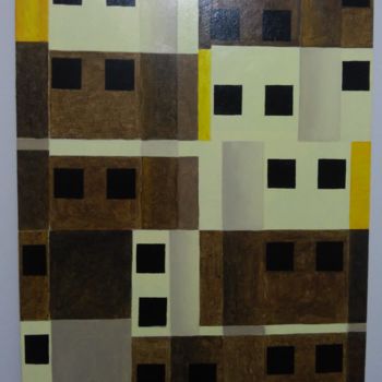 Painting titled "Domus" by Zeoliveira, Original Artwork, Acrylic