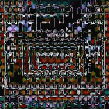 Grafika cyfrowa / sztuka generowana cyfrowo zatytułowany „Neurorack” autorstwa Zee Delaz, Oryginalna praca, Malarstwo cyfrowe