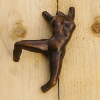 Скульптура под названием "Nu féminin" - Zef, Подлинное произведение искусства, Бронза