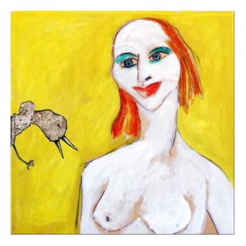 Pintura intitulada "olho-passarinho.jpg" por Zekaiseler, Obras de arte originais