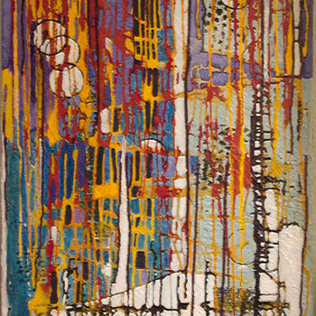 Malerei mit dem Titel "Abstract#4" von Zeke Nord, Original-Kunstwerk, Acryl