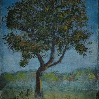 Картина под названием "Old Tree" - Zeke Nord, Подлинное произведение искусства, Акрил