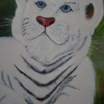 제목이 "filhote de tigre"인 미술작품 José Luís Francisco Zé로, 원작, 기름