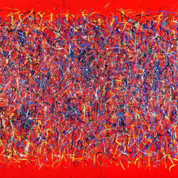 Malerei mit dem Titel "SANS TITRE 5" von Zen Chang Tchao, Original-Kunstwerk, Acryl