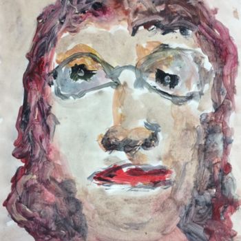 Peinture intitulée "« Anne C ». Acryliq…" par Ananda Eva, Œuvre d'art originale, Acrylique