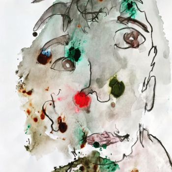 Peinture intitulée "« The fool ». Fusai…" par Ananda Eva, Œuvre d'art originale, Acrylique