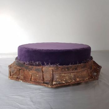 Design intitulada "Purple" por Zenzivi Nora Yahiaoui, Obras de arte originais, Mobília