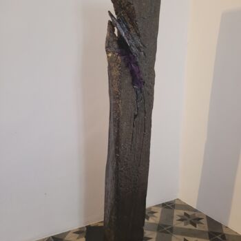 Sculpture intitulée "Pisa" par Zenzivi Nora Yahiaoui, Œuvre d'art originale, Bois