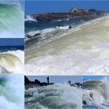 Photographie intitulée "Big Wave" par Zeroual Vincent, Œuvre d'art originale, Photographie numérique