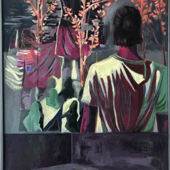 Painting titled "finally." by Zeynep Abacı, Original Artwork, Acrylic