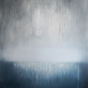 Schilderij getiteld "atmosfera" door Weixuan Zhang, Origineel Kunstwerk, Olie