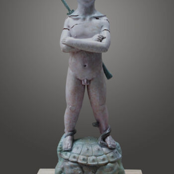 雕塑 标题为“侠风·混沌初破（Everything…” 由Zhao Yongchang, 原创艺术品, 青铜