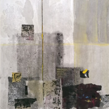 Картина под названием "mémoire 4°" - Biru Zhao, Подлинное произведение искусства, Чернила