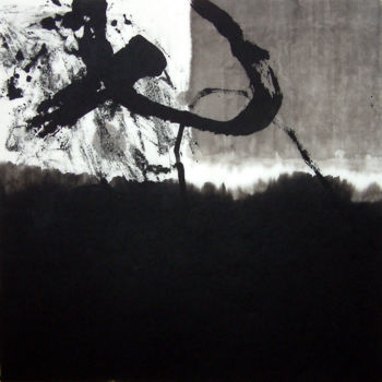 Pittura intitolato "sans titre 2°" da Biru Zhao, Opera d'arte originale, Inchiostro