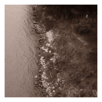 Photography titled "Danube Shoreline" by Zheka Khalétsky, Original Artwork, Non Manipulated Photography