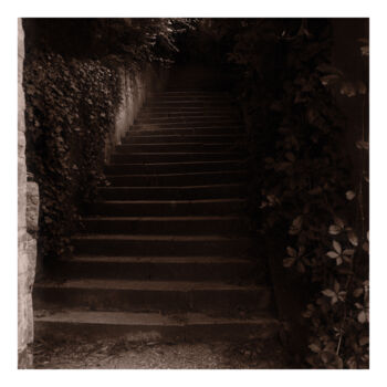 Fotografie getiteld "Stone Stairway" door Zheka Khalétsky, Origineel Kunstwerk, Niet gemanipuleerde fotografie