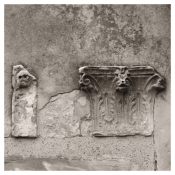 Photography titled "Old Relief Fragment…" by Zheka Khalétsky, Original Artwork, Non Manipulated Photography