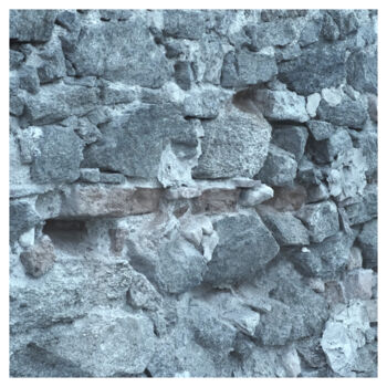 Fotografie mit dem Titel "Stone Wall" von Zheka Khalétsky, Original-Kunstwerk, Nicht bearbeitete Fotografie