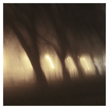 Photography titled "Night Embankment (D…" by Zheka Khalétsky, Original Artwork, Non Manipulated Photography