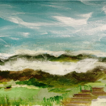 Painting titled "My view on the 26th…" by Zhengyuan (Cooper) Gao, Original Artwork, Acrylic