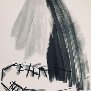 Painting titled "7-28" by Zhao Le Men, Original Artwork, Graphite