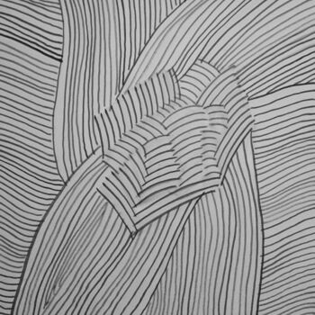 绘画 标题为“落叶” 由朝乐门, 原创艺术品, 墨